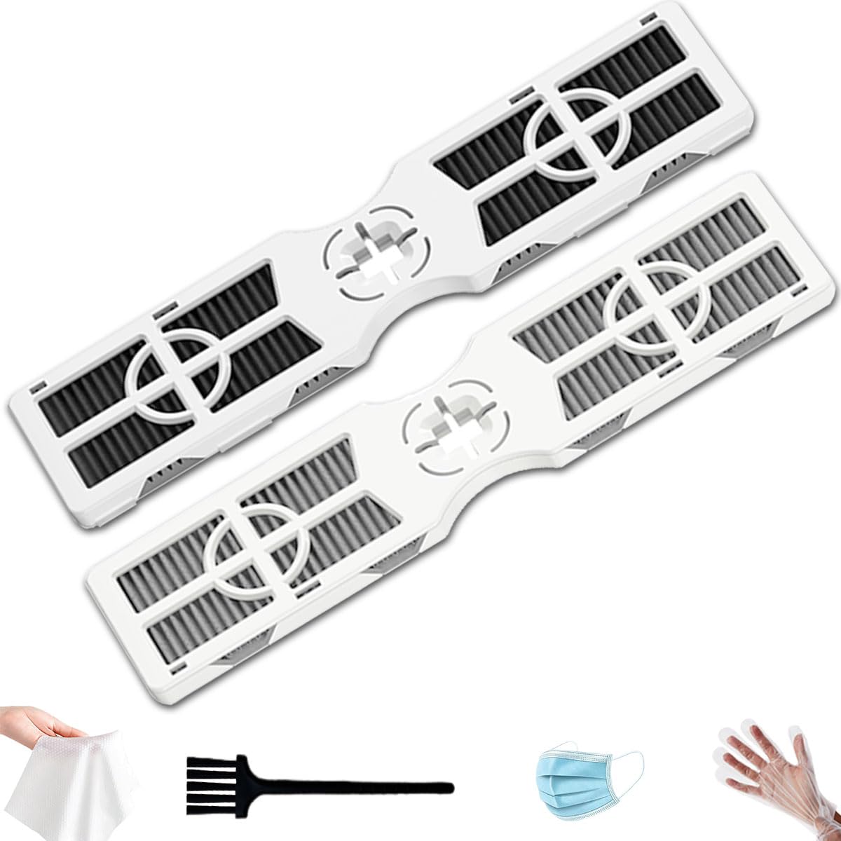 Photo 1 of 2 Pack AF-2 RAF-2 Replacement Refrigerator Air Filter Compatible with Frigidaire FRGPAAF2 PureAir Refrigerator Air Filter,Replaces 4977184 AP7194838 PS16745923