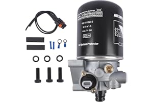 Enocos R955079 Air Dryer 1200P System Saver 12-Volts DC Fits Volvo Kenworth Peterbilt International Western Star Trucks, Replaces Meritor Wabco R955300 Haldex 955079CX