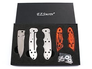 FLX25 Frame Lock Folding Knife Kit - DIY Parts Kit - Knife Making Kit