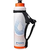 HydraPak Tempo Pro 525ml - Handheld Running Squeeze Bottle for Training and Race Day Hydration with Removable Strap (525ml/17oz) - White