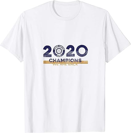 leeds united champions 2020 t shirt
