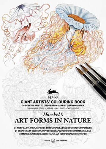 Art Forms of Nature ( Haeckel) (Giant Artists' Colouring Books) (Spanish, French, Italian, English and German Edition) by Pepin van Roojen