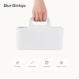 BLUE GINKGO Stackable Organizer Caddy White Rectangular 5 Compartments view 5