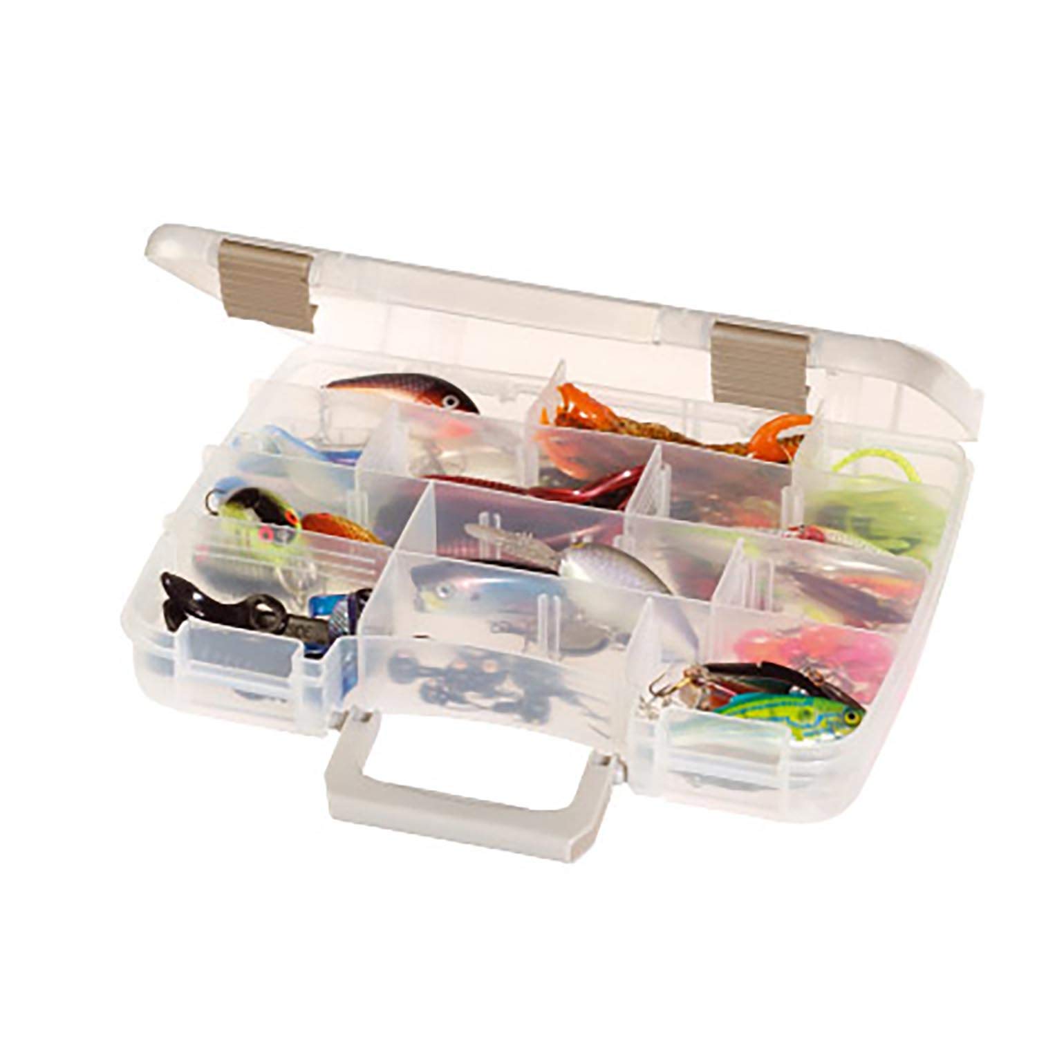 PLANO Connectable Satchel Small,Double Sided Tackle Box, Fishing Equipment Storage Box, compact tackle box, satchel, perfect to store Lures, Hardbaits, Softbaits other fishing tackle,