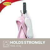 Command Decorative Double Hook Matte Black Metal Medium 2 Hooks 1.8kg Damage view 4