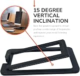 Audioengine DS1M Tilted Steel Desktop Speaker Stands Small PC Gaming Black Pair view 2