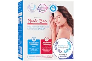 The Original Magic Bag Practical Magic Bag Heating Compress, Hot/Cold Therapy for Stomach Pain Relief, Cordless Hot Cold Comp