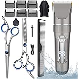 buysshow quiet professional hair clippers set
