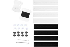 Pants waist adjustable elastic belt, jeans waist adjustable elastic belt tightening tools, elastic sewing tools 8 sets