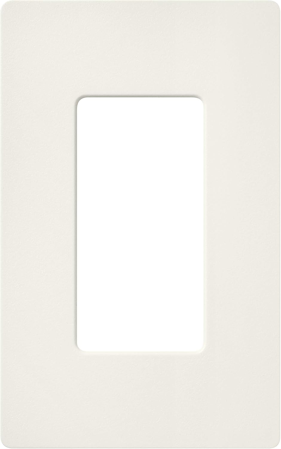 Lutron Claro 1 Gang Decorator Wallplate, CW-1-WH, White - Switch Plates - 