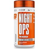 Ballistic Night Ops PM Burner Capsules | Stim Free Fat Burner, Night Time Fat Metabolizer, Weight Management Support | L-Carn