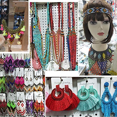 Seed Beads for Bracelets, Acrsikr 2mm Colored Small Glass Pony Beads for Bracelets Jewelry Making Crafts 24000 pcs (24 Color) - Thumbnail 6