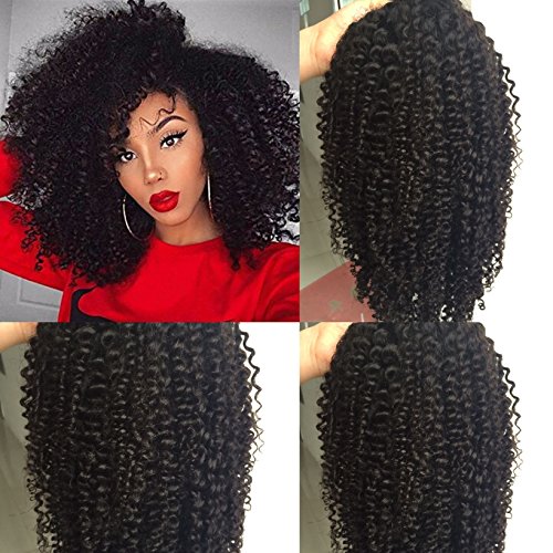 Natural Afro Kinky Curly Human Hair Body Wave 100 Real Hair Brazilian