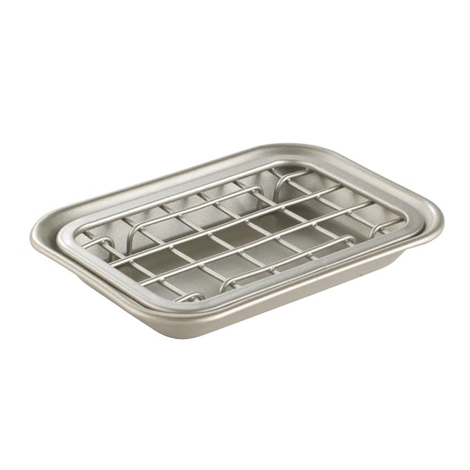 iDesign Soap Dish for Soap Bars, Small Soap Holder Made of Durable