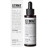 STMNT Statement Grooming Goods Beard Oil, Premium Masculine Scent, Spill-Proof Dropper, Moisturizing Formula with Natural Oil