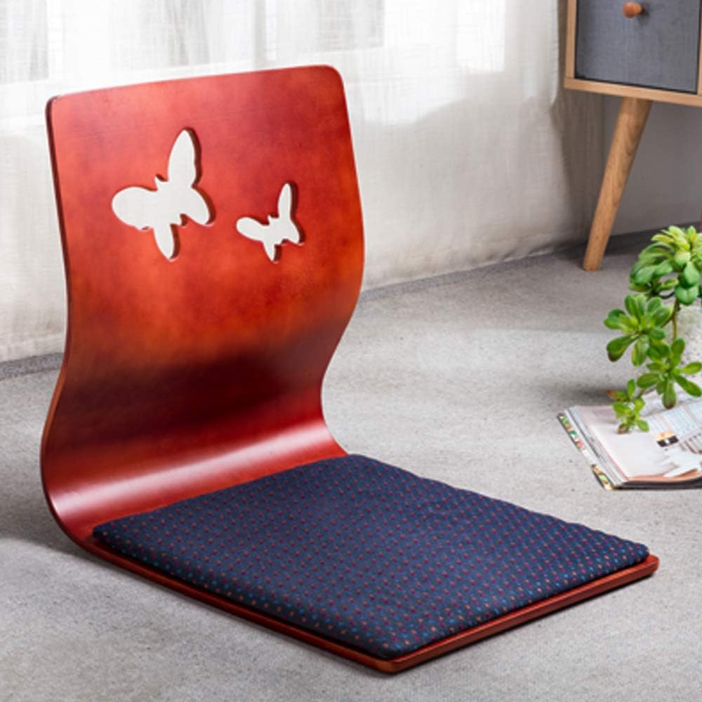 Game Chairs,Living Room Chair Japanese Legless Chair Bay Window Backrest Chair Lazy Chair Cushion,Floor Chair Lazy Sofa Game Meditation Floor Seating Floor Chairs with Back Support for Adults (T)