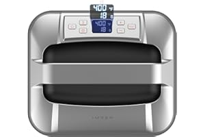 IMREN Heat Press Machine, 12" x 10" Portable Heat Press for T Shirts and Hoodies,Heat Transfer for Sublimation,Vinyl,Heat Transfer Project, Heat Press Machine Up to 410℉(210 ºC) - Black