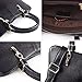 Yafeige Women Ladies Genuine Leather Tote Bag Handbag Shoulder Bag Top-handle Purse (Black)