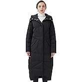 Orolay Women's Puffer Down Coat Winter Maxi Jacket with Hood