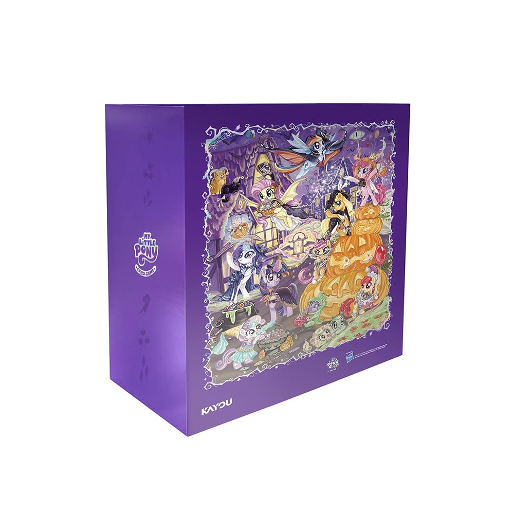 Kayou My Little Pony Trading Card Game GiftBox 01, 5 Packs +1Exc Pack + 1 Card Album + 70 Card Sleeves