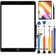 for iPad 9 9th Gen 2021 Screen Replacement for iPad 9 9th Generation 10.2" A2602 A2603 A2604 A2605 Touch Screen Digitizer Sensor Glass Panel Repair Parts Kit with Home Button +Tools +Protector Film