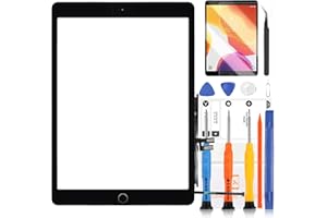 A-MIND for iPad 9 9th Gen 2021 Screen Replacement for iPad 9 9th Generation 10.2" A2602 A2603 A2604 A2605 Touch Screen Digitizer Sensor Glass Panel Repair Parts Kit with Home Button +Tools +Protector Film