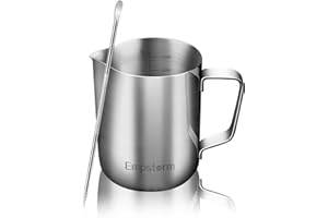 Empstorm 20 Bar Espresso Maker with Milk Frother Steam Wand, Compact Espresso Coffee Machine with for Cappuccino, Latte, Fast Heating (Fine)