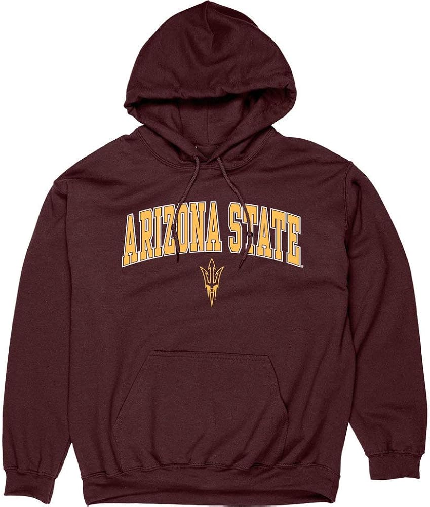 Elite Fan Shop NCAA Men's Team Color Hoodie Sweatshirt Arch : Clothing