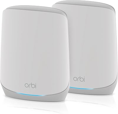 NETGEAR Orbi Tri-Band WiFi 6 RBK762S Router + Satellite Extender