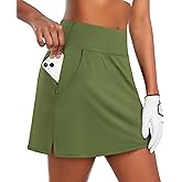 JoyGirl Womens Golf Skorts Skirts with Shorts High Waist Tennis Skirt Hiking Skirts Athletic Skorts with 7 Pockets
