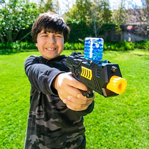 2 in 1 Water Bead Gun Ball Bullet Blaster Foam Dart OG-21 Action Pistol by Mapow | Better Than Nerf Guns Kids Toys Outdoor Professors of Funology (2 PACK) Perfect for Playing in the Park