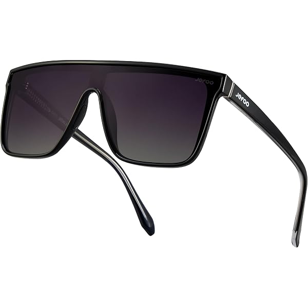 Polarized Square Sunglasses Oversized Fashion Siamese Lens Flat Top Shield Amazon.com: Oversized Sunglasses for Women Trendy One Piece  main image 4