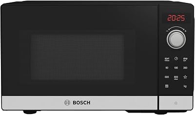 Bosch Serie 2 Freestanding Microwave, Stainless Steel 44cm