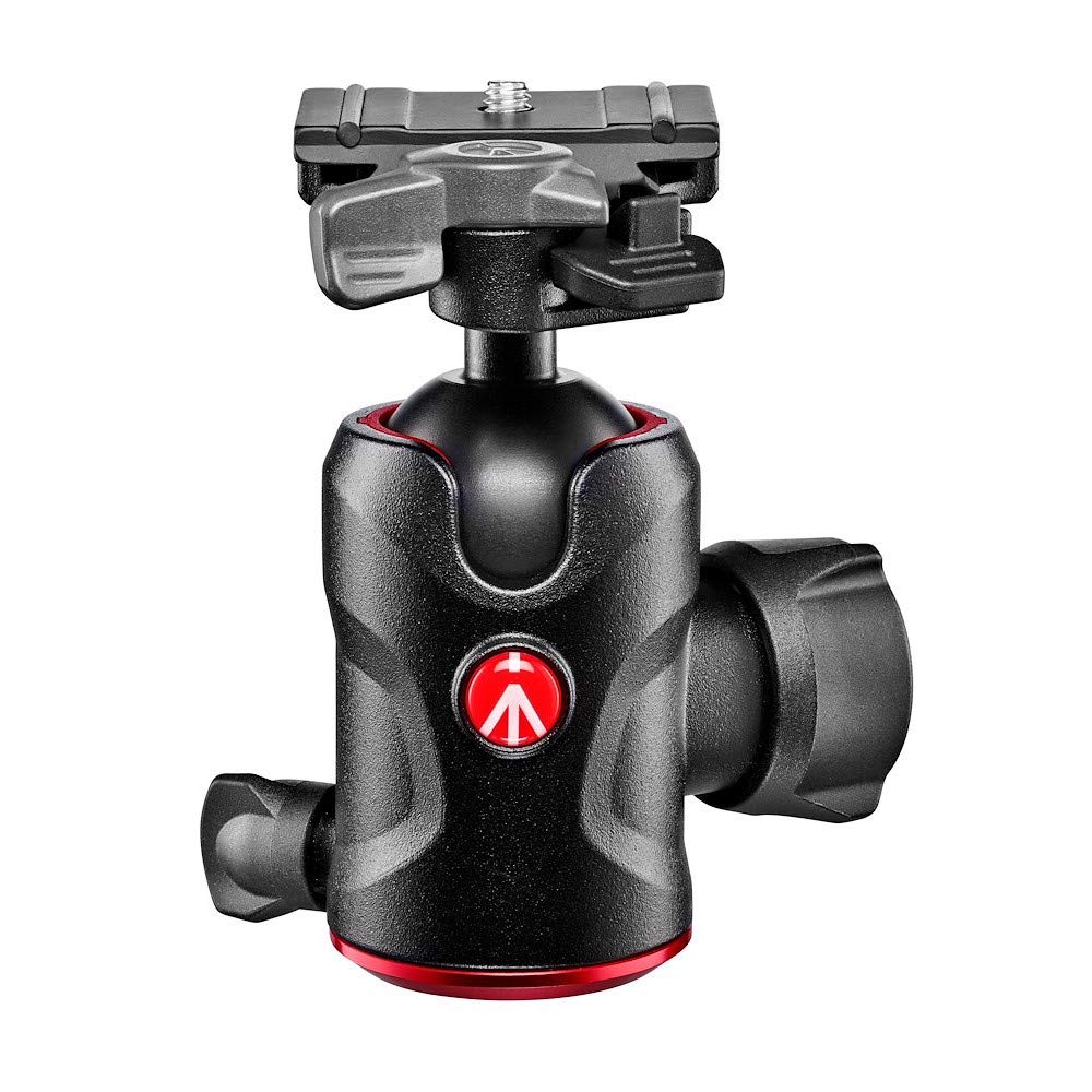 Manfrotto MH496-BH 496 Centre Ball head, 200PL-PRO Plate, Arca Swiss Compatible, Precise Framing, for Compact System Cameras, DSLR, Mirrorless, Black
