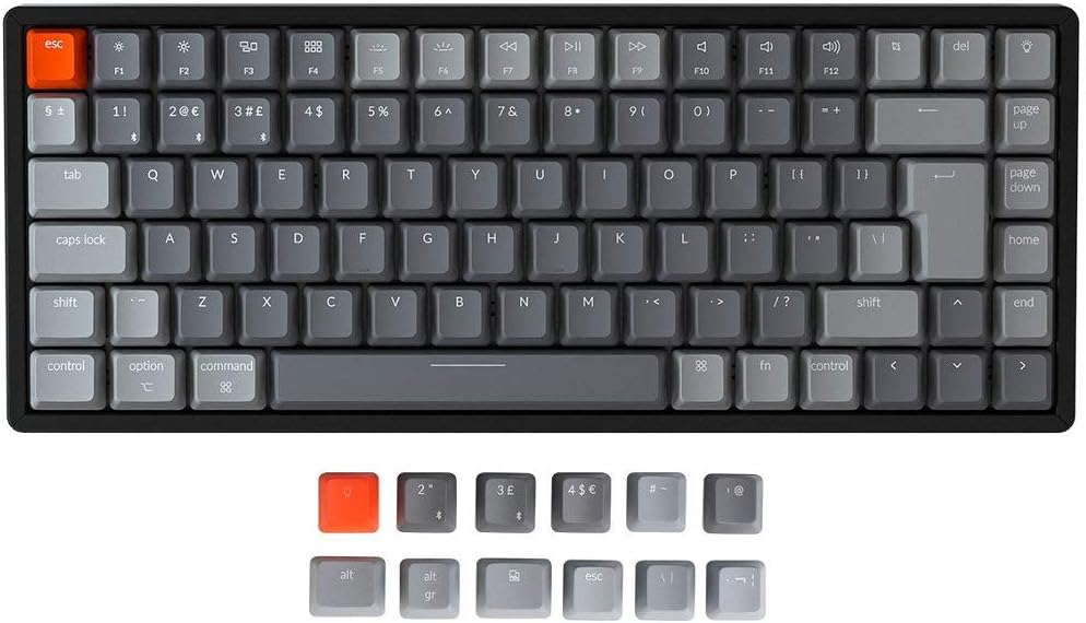 UK Keychron K2v2 Bluetooth RGB Backlit Click Aluminium Mac/PC Keyboard