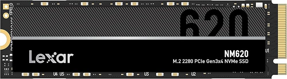 Lexar NM620 2TB SSD M.2 NVMe PCIe Gen3x4 Internal Solid State Drive