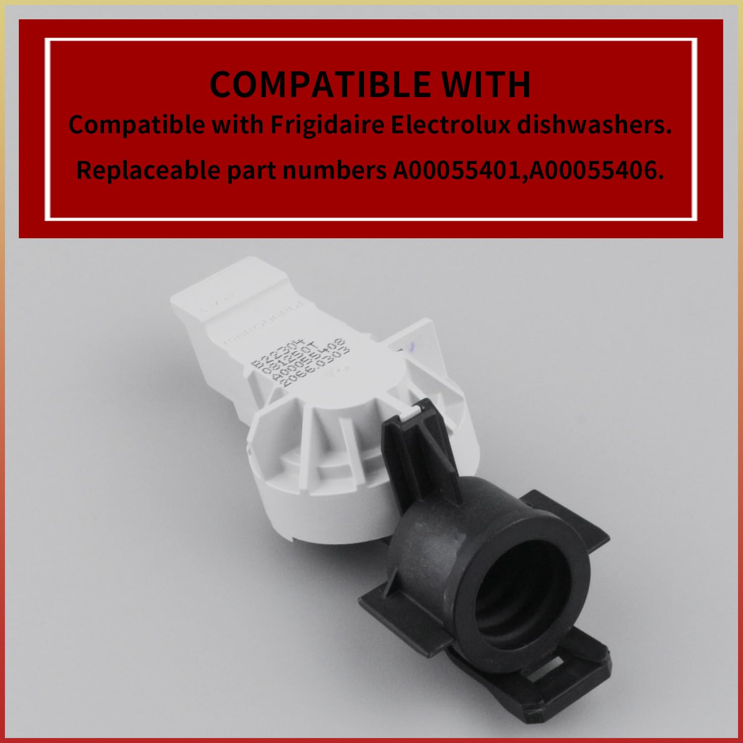 A00055408 Dishwasher Pressure Control Sensor Switch Replacement Part Compatible with Frigidaire Electrolux Dishwashers Replaces for A00055401 A00055406
