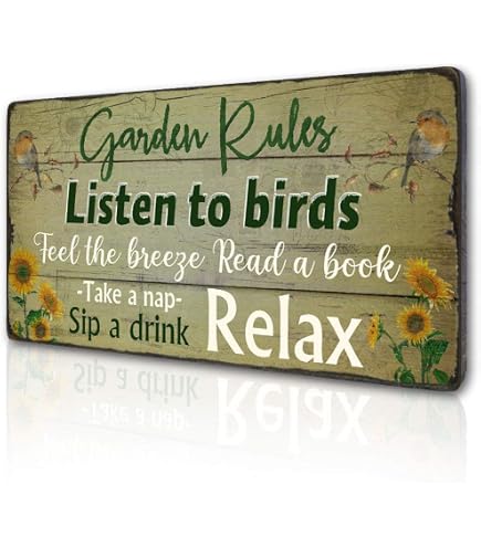 Metallschild 'Excuse Me Your Bird Feeder Is Empty' – Vintage-Look, 20,3 X 30,5 Cm
