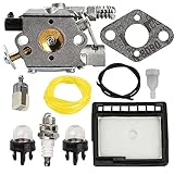 Anzac WT-589 Carburetor Air Fuel Filter Tune-Up Kit For Echo CS-300 CS-301 CS-305 CS-340 CS-341 CS-345 CS-346 CS-3000 CS-3400 Gas Saw Chainsaw