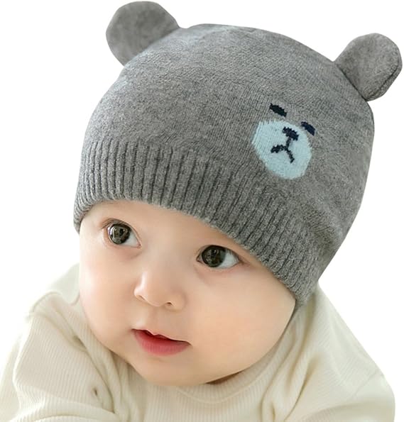 Amazon Co Jp よキーよ Yokeeyo ニット帽 毛糸 おクマさん 熊耳