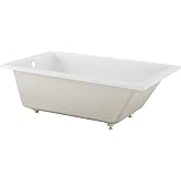 Swiss Madison Voltaire 66" x 36" Reversible Drain Drop-In Bathtub