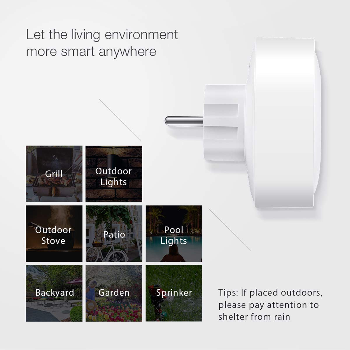 Wifi Steckdose, BlitzWolf Smart Stecker Intelligente WLAN Home Steckdose Kein Hub Erforderlich + App Steuerung mit Timing Funktion Kompatibel mit Amazon Alexa, Google Home und IFTTT [1 Pack]