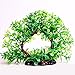 COLIBROX Plastic Fish Tank Plants Artificial Aquarium Plants Realistic Water Plant for Aquariums Decorations,6.6 inches Tall Green
