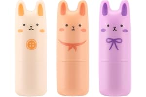 TONYMOLY Pocket Bunny Bar Women Perfume Stick, Fragrance Solid Stick Perfume for Women, Citrus, Bergamont, Rose Scented, Travel Size