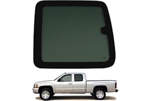 JMTAAT Quarter Window Glass Compatible with 1999-2007 Chevrolet Chevy Silverado & GMC Sierra 1500 2500 3500 Extended Cab Privacy Movable Window Glass Driver Left Side