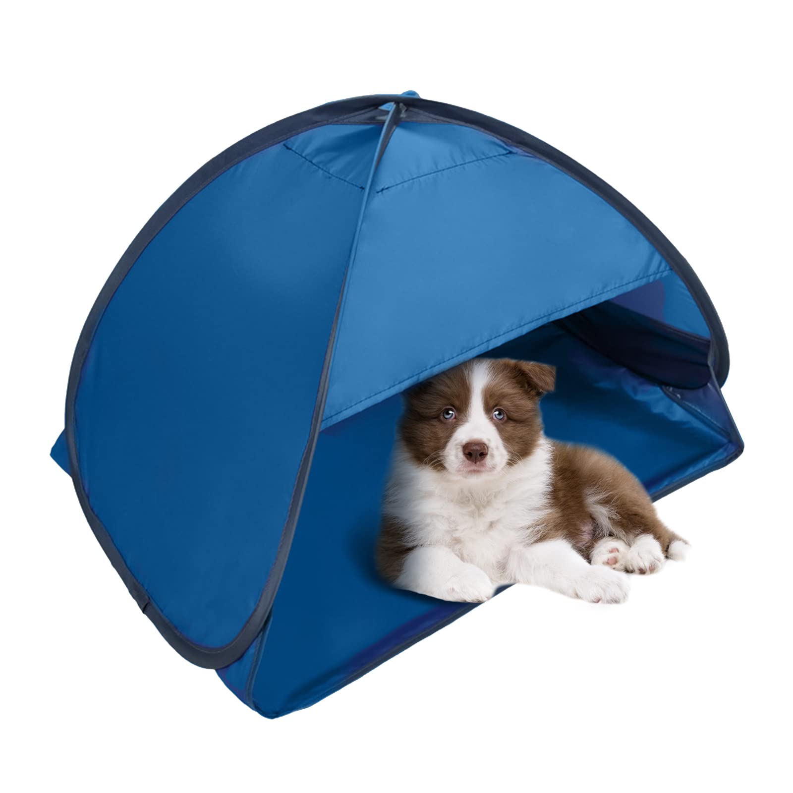 HACRAHO Pop Up Mini Sun Tent - 1 Pack Portable Sun Shade Tent for Picnic, Camping - Blue — image 1