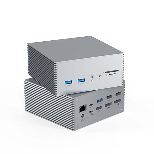 Tiergrade Upgraded Universal USB-C 4K Triple Display Docking Station with Charging Support for MacBook Pro & Windows Type C Systems (2 4K DP, HDMI, 6 USB Ports, 60W USB PD),Extended Display for macOS - Amazon deal for $99.99