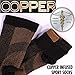 VERISA Copper Compression Socks for Men and Women - Recovery Foot Sleeves - Plantar Fasciitis Ankle Support Socks - Stabilizer for Relief of Heel Spurs, Arch Pain, Foot Swelling, Sore Muscles & Joints