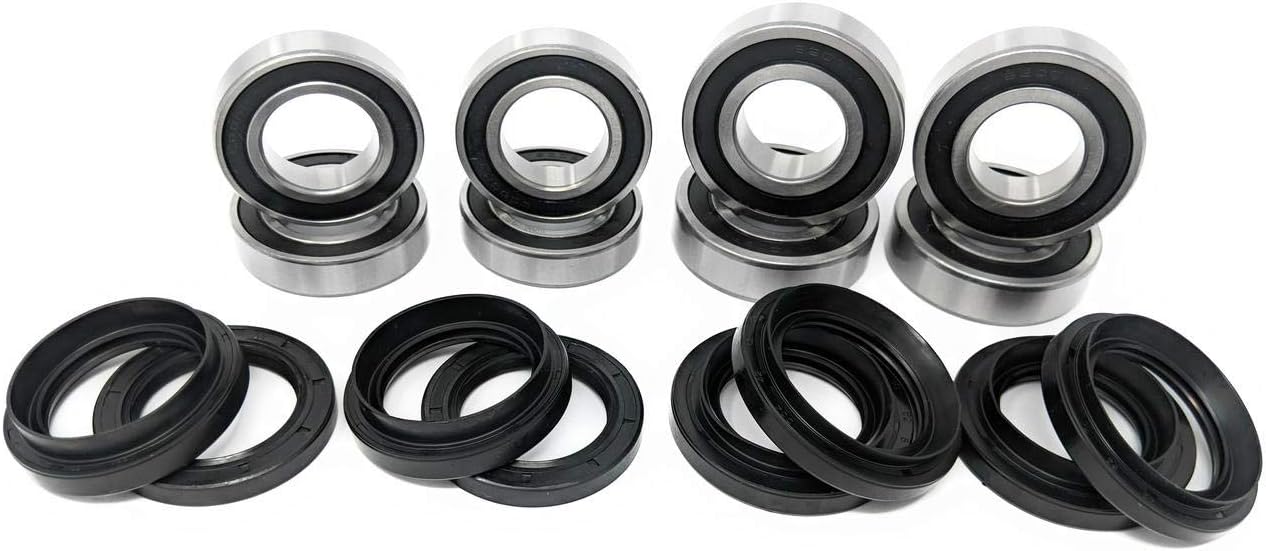 0513 Yamaha Rhino 700/660 / 450 BOTH Front and Rear Wheel Bearing and