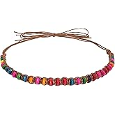 RainFlowwer Cowboy Hat Bands for Women Men, Cowgirl Hatbands Hand Made Replacement Pearl Hat Belt Men Fedora Panama Hats